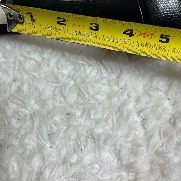 White House Black Market Black suede ankle boots reptile prints trims Size 8M - Picture 9 of 11